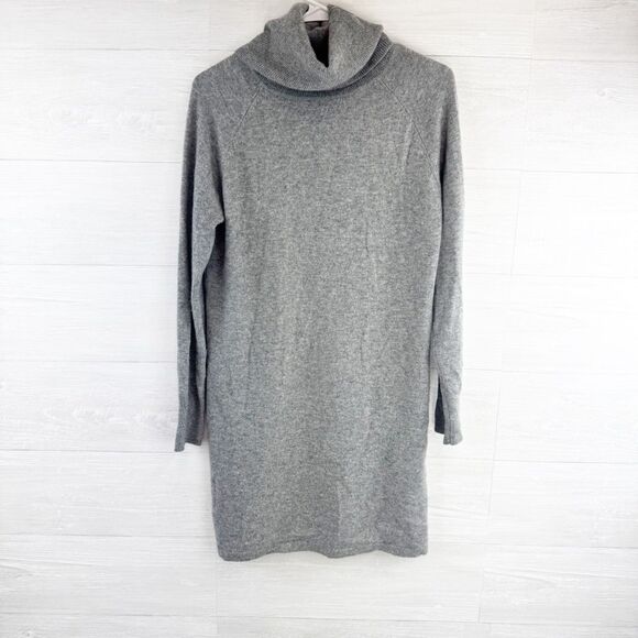 Quince Mongolian Cashmere Textured Sweater Dress M - Picture 4 of 9